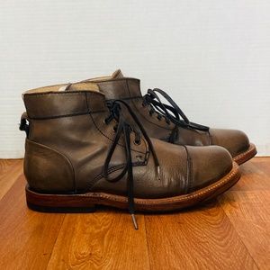 Seal Of The Sutro San Francisco Mens Brown Leather Chukkas Boots,  9.5.